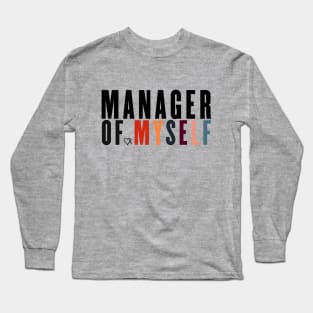 Spoonie Species: "Manager of myself" Long Sleeve T-Shirt